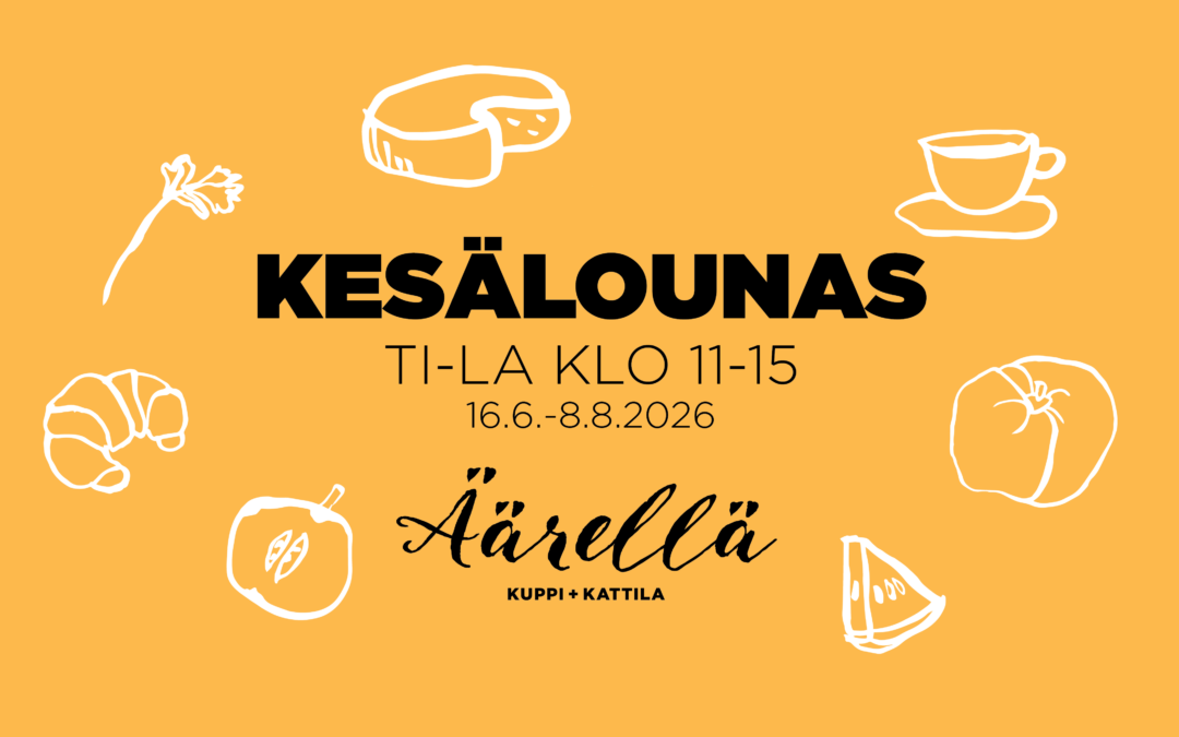 Kesälounas Äärellä-ravintolassa Seinäjoella kesällä 2026