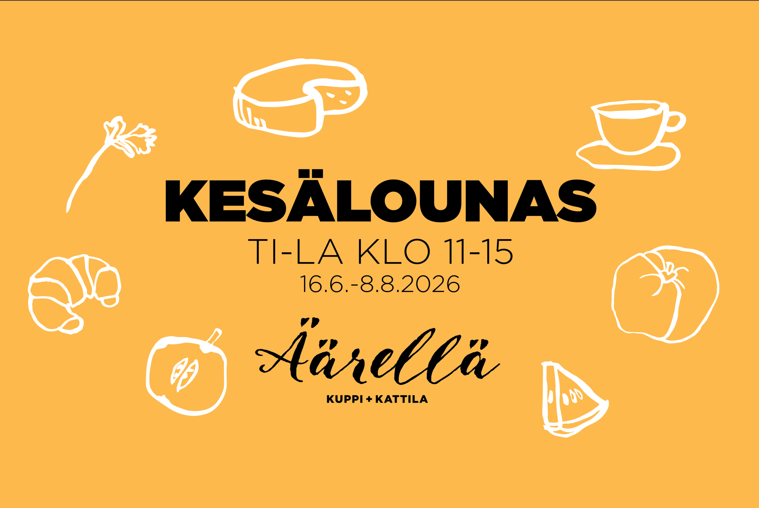 Kesälounaat Äärellä 16.6.-8.8.2026
