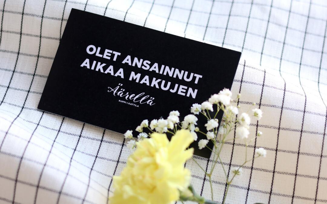 Lahjakortti ravintola lahja