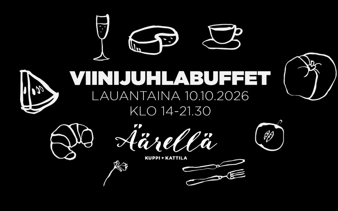 Viinijuhlabuffet Juurella Viinijuhlien yhteydessä 10.10.2026